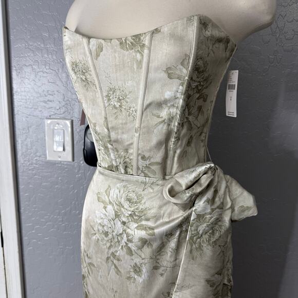 V. Chapman The June Dress in Sage Tapestry, 6 - Picture 2 of 9